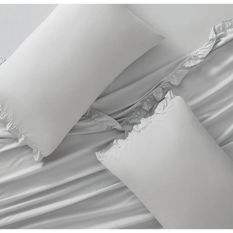 Truly Soft Solid Ruffle Sheet Set