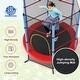 preview thumbnail 9 of 8, Gymax 55'' Trampoline for Kids Toddler Recreational Trampoline w/