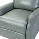 preview thumbnail 98 of 98, Baksoho Faux Leather Manual Swivel Recliner with Metal Base