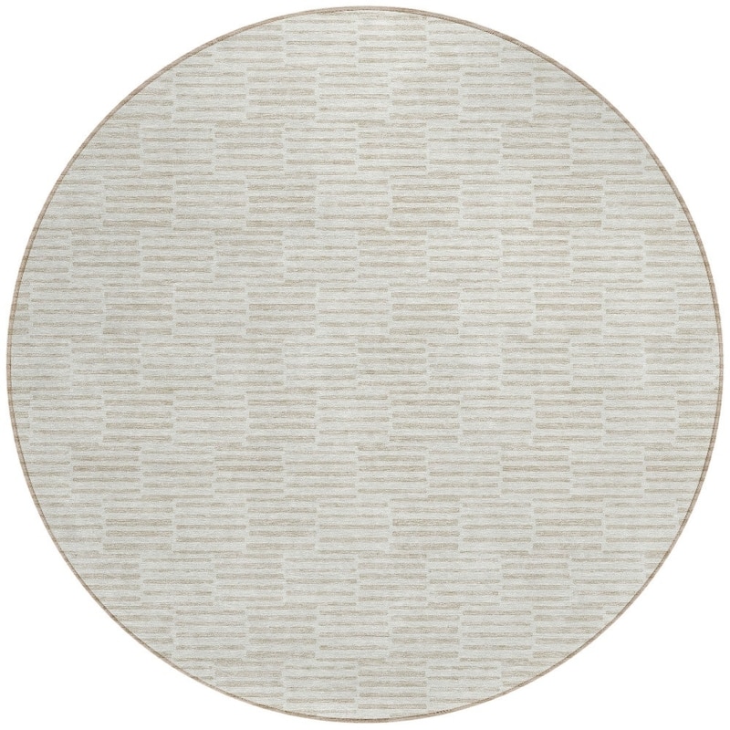HomeRoots Geometric Transitional Rectangle Outdoor Rug