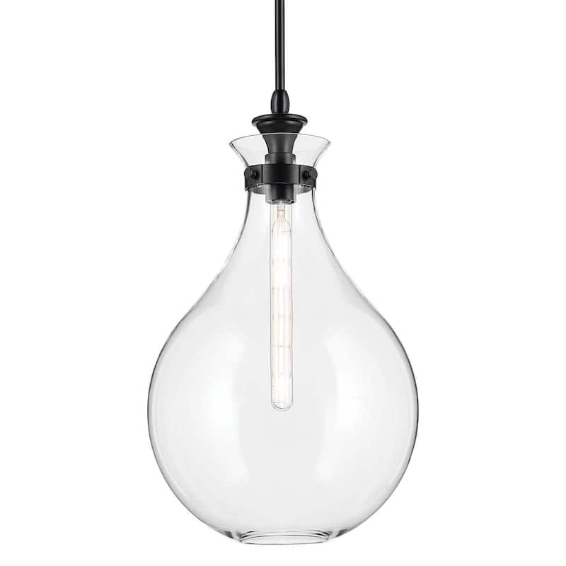 Kichler 52777CLR Laria 14" Wide Pendant - Black