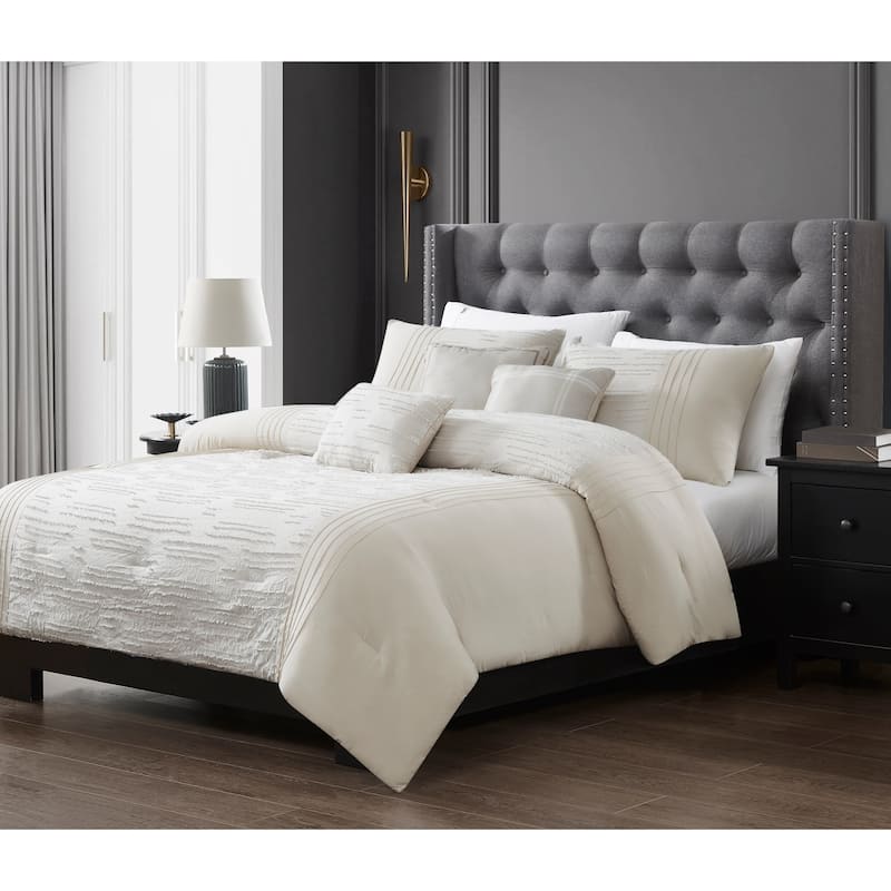 Dash 6-piece Comforter Set Taupe King