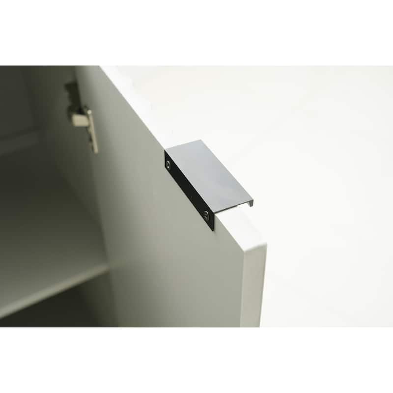 Engineered Wood Modern Kitchen Storage Cabinet To Save Space