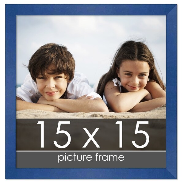 15x15 Contemporary Complete Wood Square Picture Frame with UV