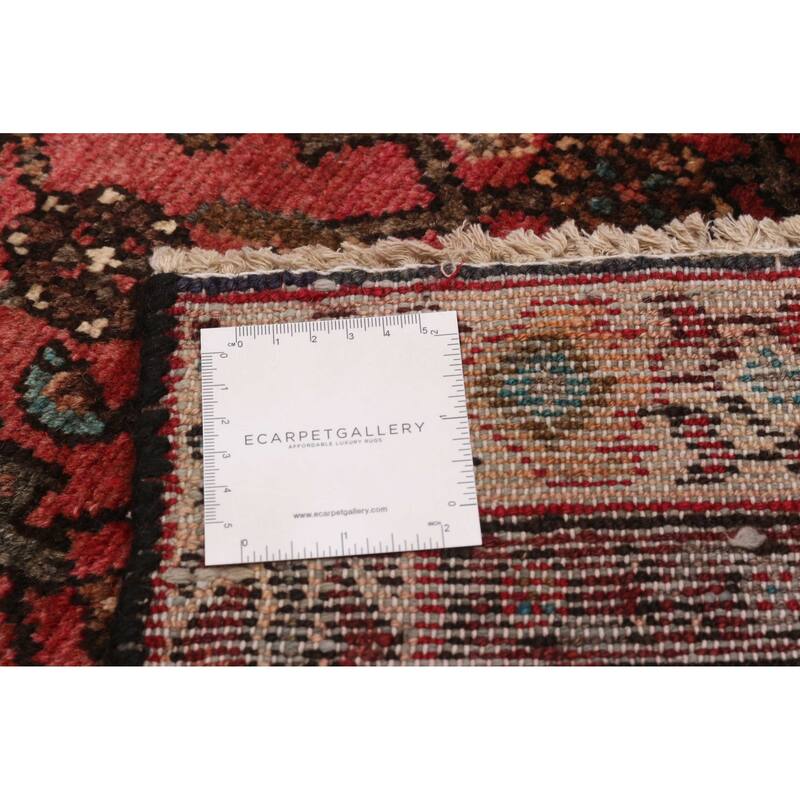 ECARPETGALLERY Hand-knotted Andelz Red Wool Rug - 3'3 x 9'3