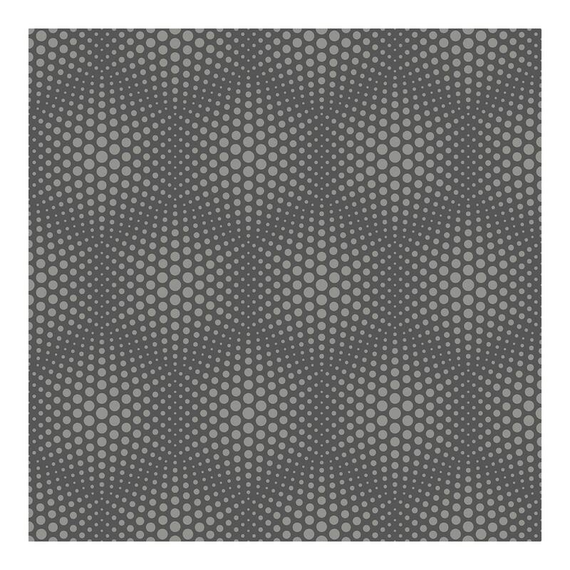 Advantage Milo Dark Grey Bubble Geometric Wallpaper - 20.9 x 396 x 0.025