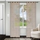 preview thumbnail 2 of 3, Superior Duhamel Sheer Grommet Curtain Panel - (Set of 2)