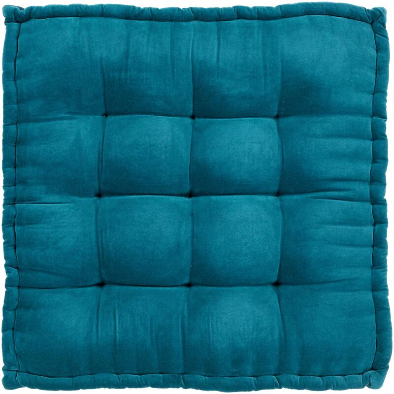 Livabliss Atlanta Deep Button Tufted Velvet Floor Pillow