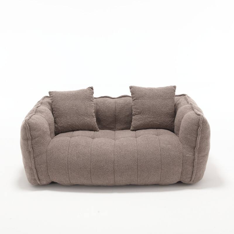 66.1''W Soft beanbag chair with high resilience foam