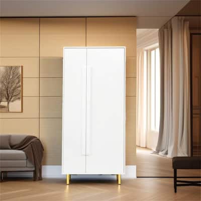 Armoire with 2 Doors with Handle for bedroom