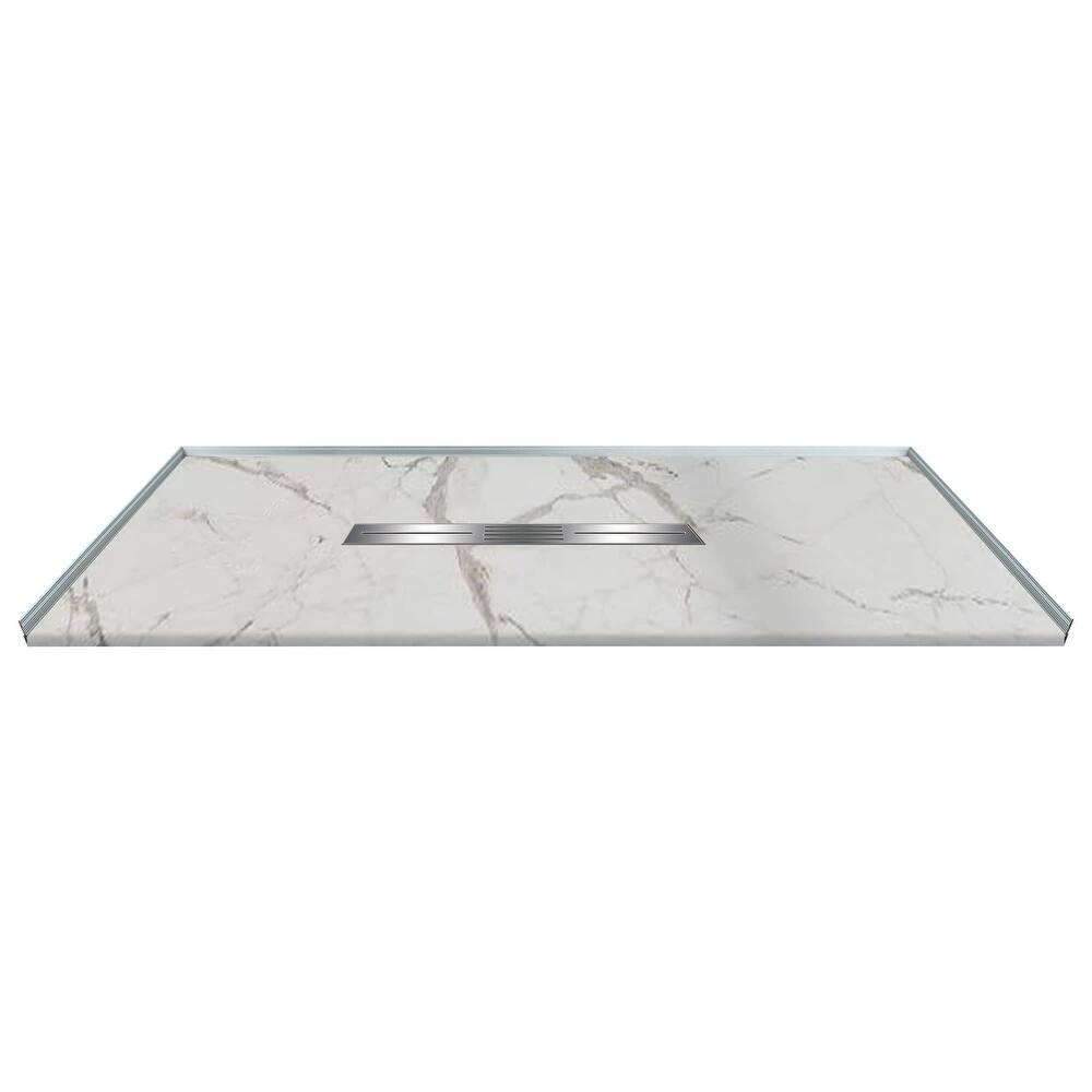 Transolid FZSP6036C 59-1/8" x 35-1/2" Rectangular Shower Base with