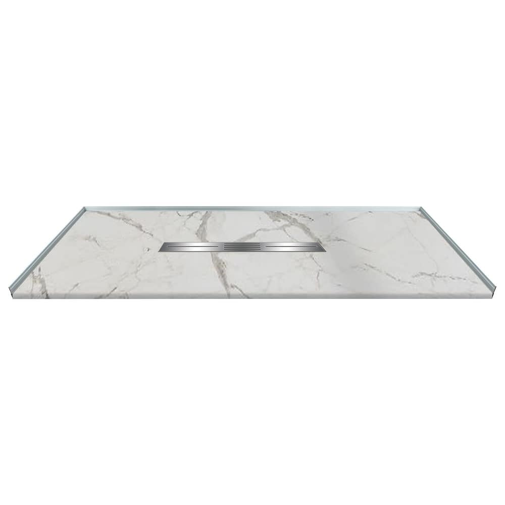 Transolid FZSP7248C 70-7/8" x 47-1/2" Rectangular Shower Base with
