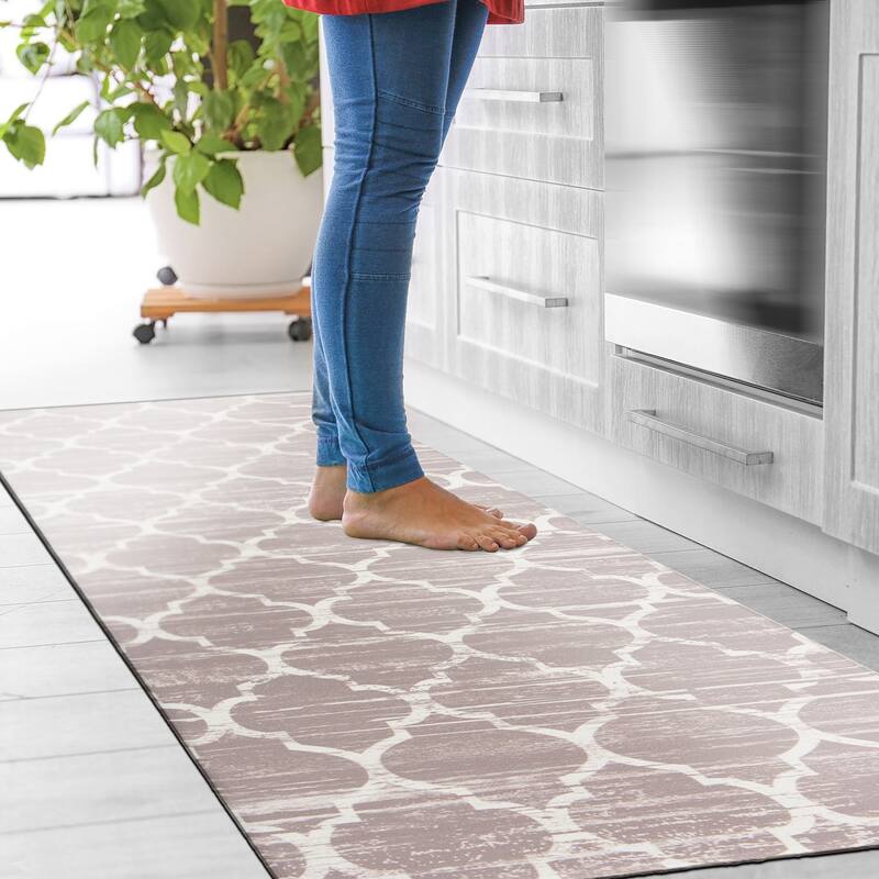 World Rug Gallery Distressed Moroccan Anti-Fatigue Standing Mat