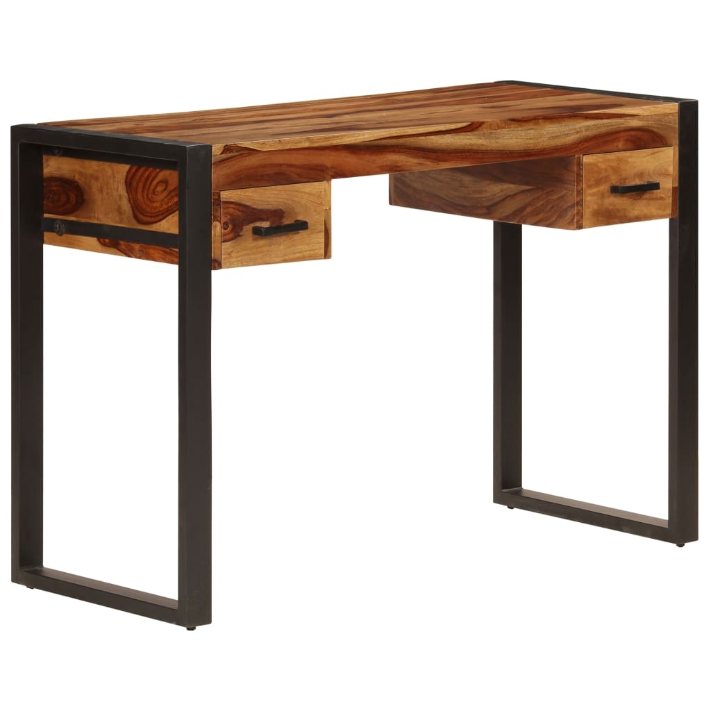 vidaXL Desk with 2 Drawers 43.3