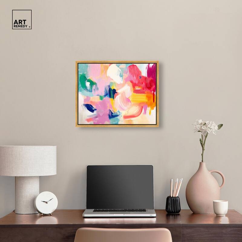Pigment Play I Canvas by Art Remedy