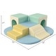 preview thumbnail 10 of 12, 9-Piece Soft Foam Climbing Blocks for Toddlers, Crawl and Climb Foam Play Set for Kids Indoor Gym - 51"X51"X17"