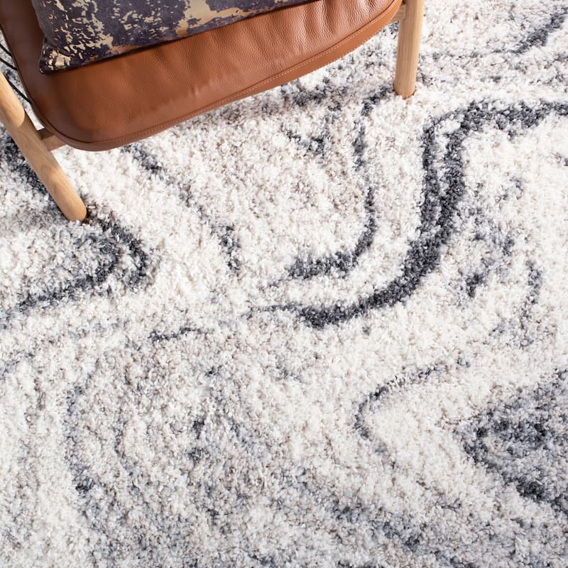 SAFAVIEH Fontana Shag Gisela Modern Abstract 2-inch Thick Rug