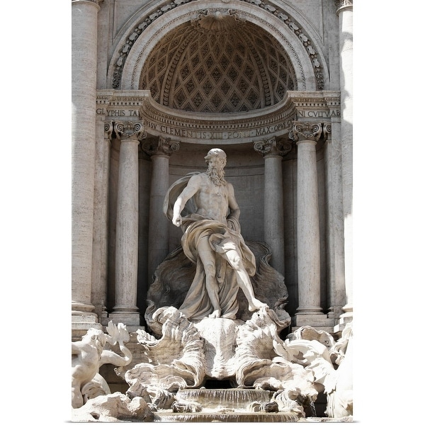 "Trevi Fountain in Rome" Poster Print