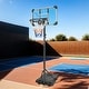 preview thumbnail 1 of 7, Portable Basketball Hoop Goal System with Stable Base and Wheels Black