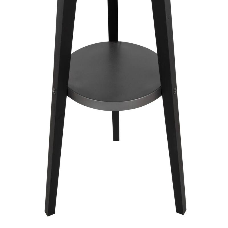 Carson Carrington Compass Tripod Floor Lamp with Shelf