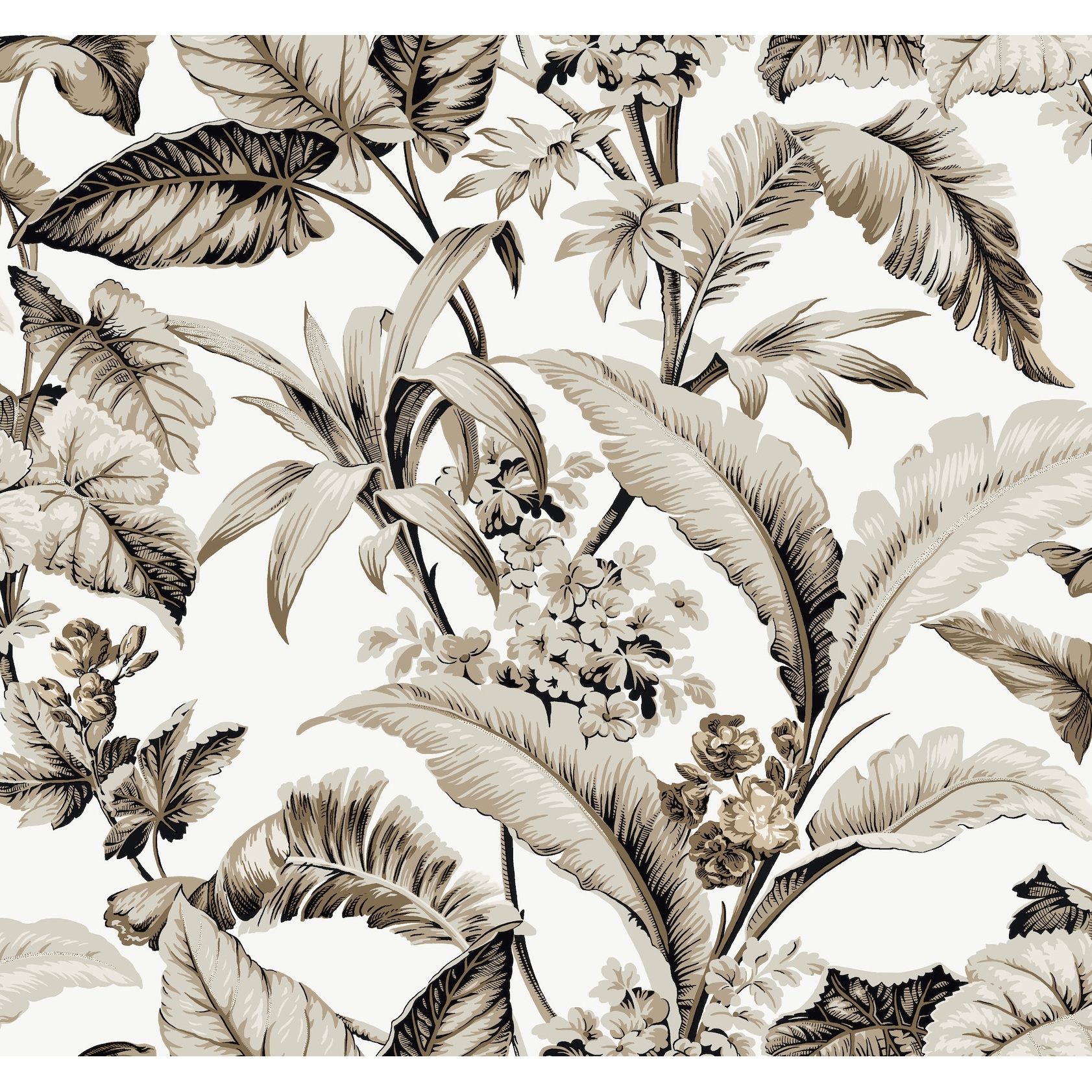 Ronald Redding Mystic Isle Neutral Wallpaper