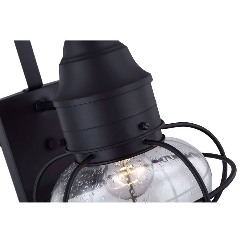 2 Pack 1-Light Outdoor Wall Lantern Light - 9"x10.72"x17.51"