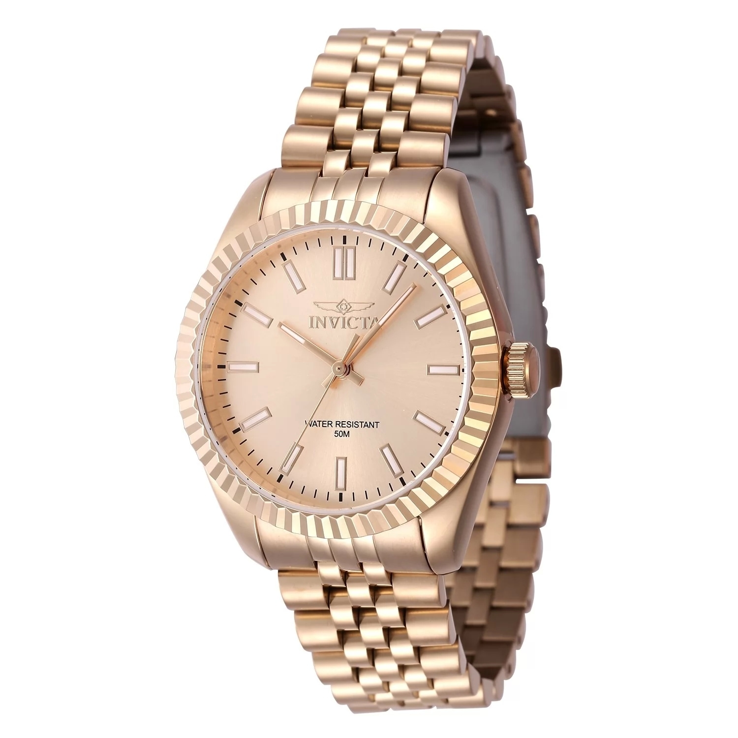 Invicta Women's 47509 Specialty Quartz 3 Hand Rose Gold Dial Watch