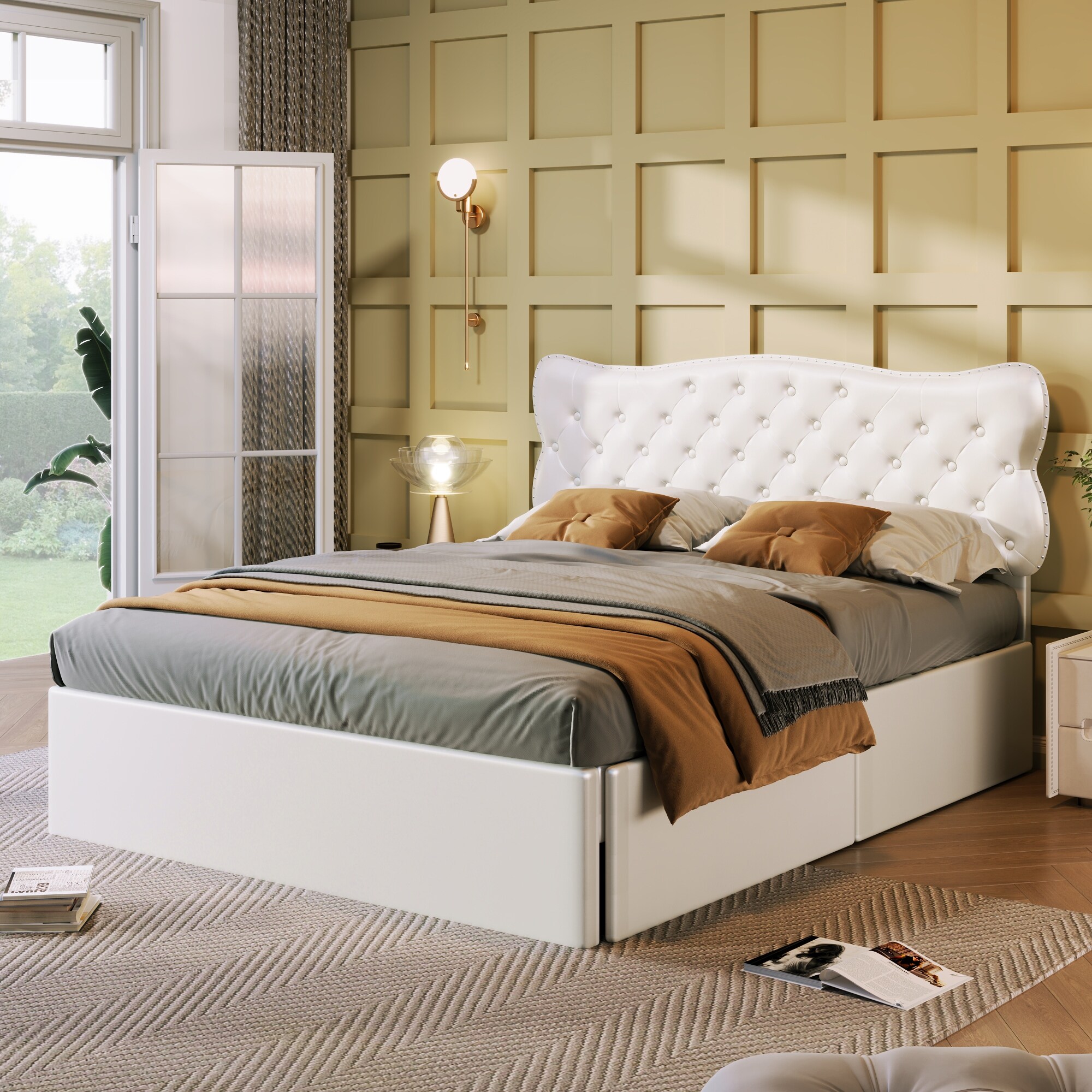 Rivet shop bed frame