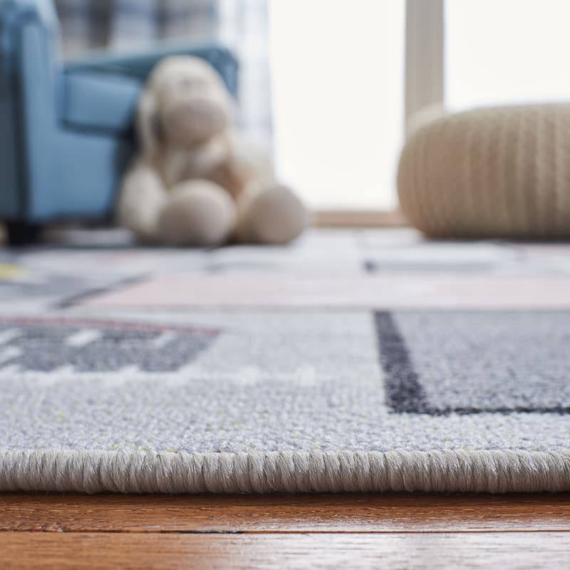SAFAVIEH Kids Playhouse Machine Washable Slip Resistant Arendine Hopscotch Area Rug