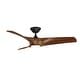 preview thumbnail 20 of 26, Zephyr Indoor and Outdoor 3-Blade Smart Ceiling Fan 52in with 3000K LED Light Kit and Remote Control with Wall Cradle