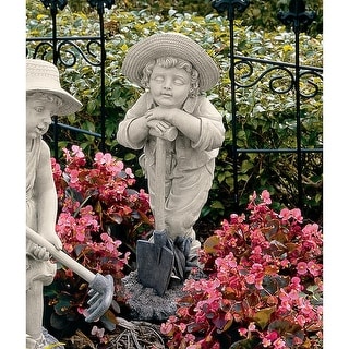 Design Toscano Samuel the Young Gardener Garden Statue - Bed Bath