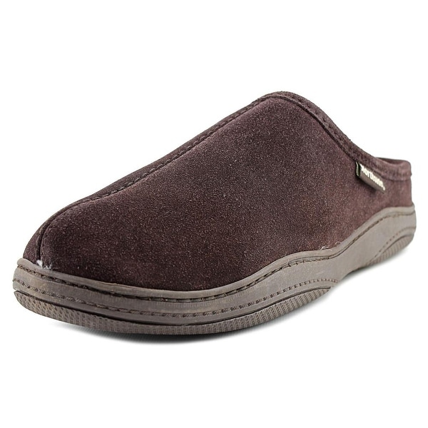 Northside Cranston Men Round Toe Suede Brown Slipper