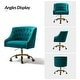 preview thumbnail 107 of 109, Modern Velvet Tufted Office Chair with Gold Metal Base by HULALA HOME