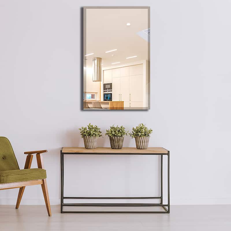 Wells Frameless Beveled Mirror