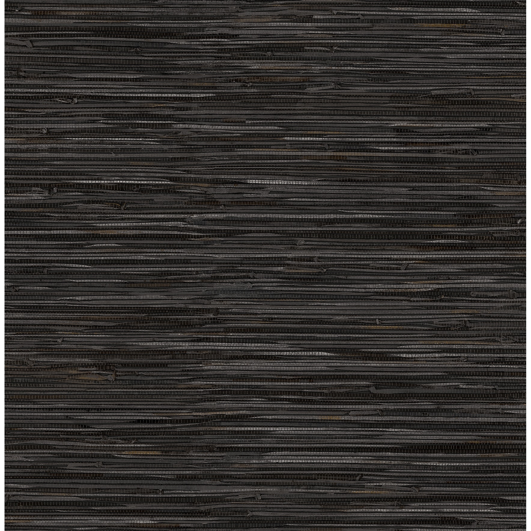 NuWallpaper Faux Grassweave Black Peel and Stick Wallpaper