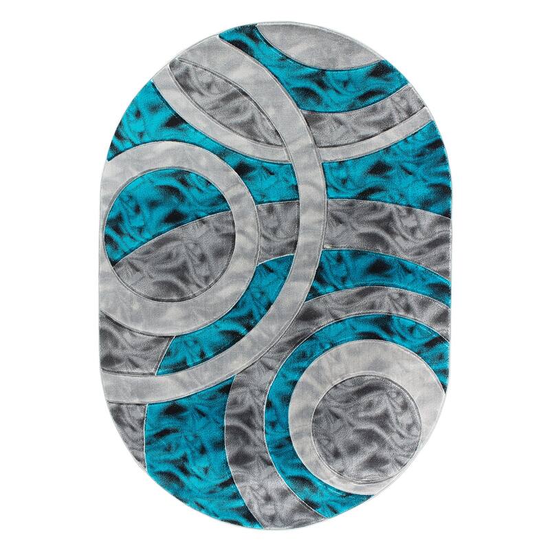 Orelsi Collection Abstract Area Rug