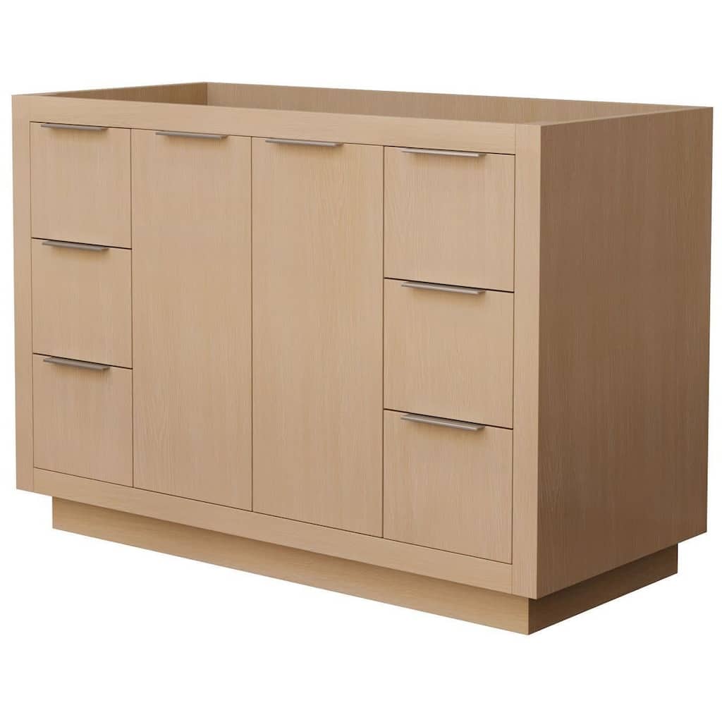 Wyndham Collection Maroni 48" Single Free Standing Vanity Cabinet Only