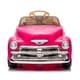 preview thumbnail 36 of 58, 12V Chevrolet 3100 Kids Ride-On Pickup Truck, USB, LED Lights, Ages 3+ Pink