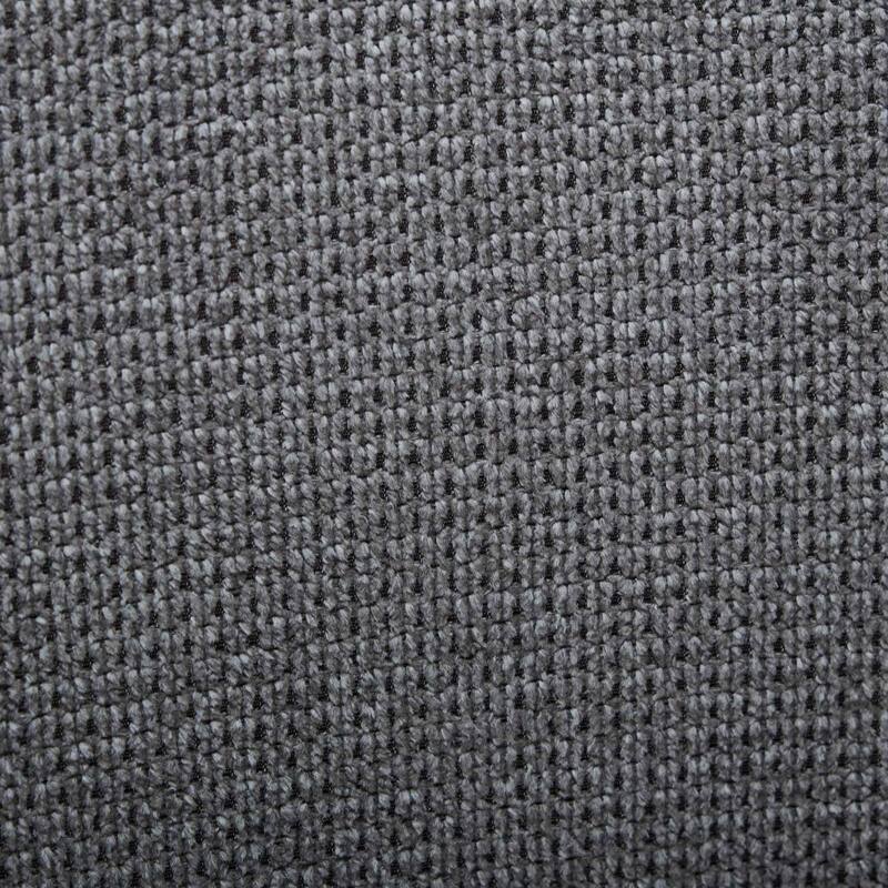 GDF Studio - Modern Chenille Upholstered Dining Chairs with Double-Layer Cushion & Curved Wood Legs, Set of 2