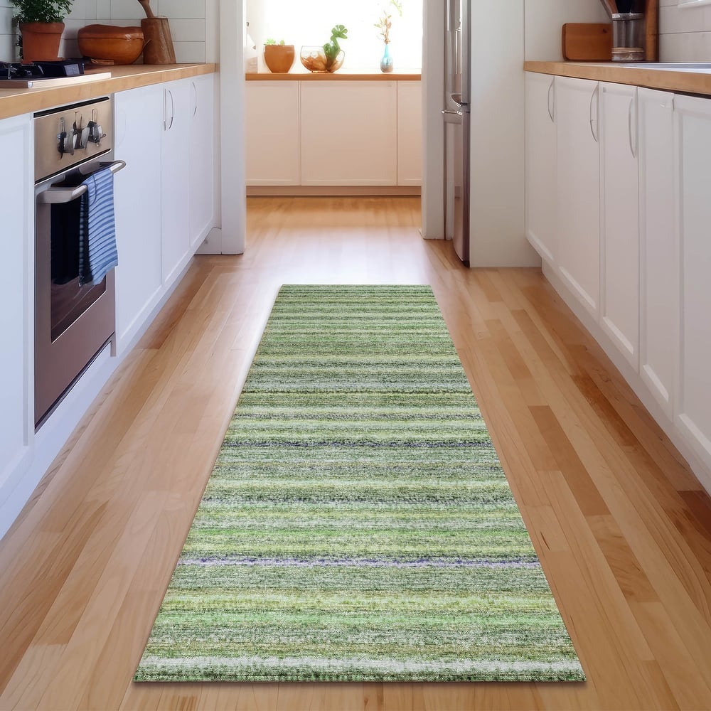 Premium Washable Super Soft Stripe Mayfield Rug
