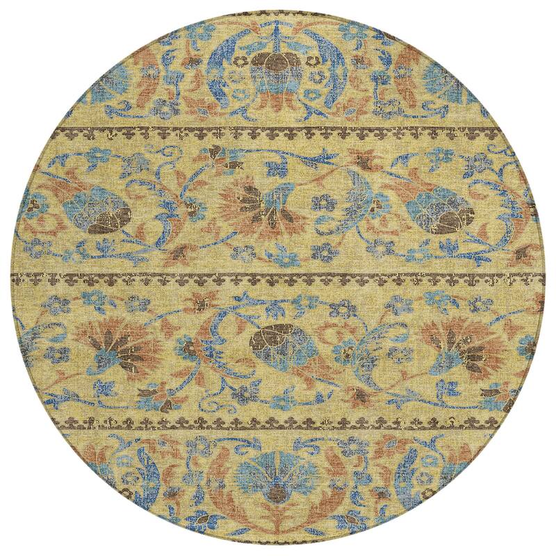 Machine Washable Indoor/ Outdoor Global Alix Chantille Rug