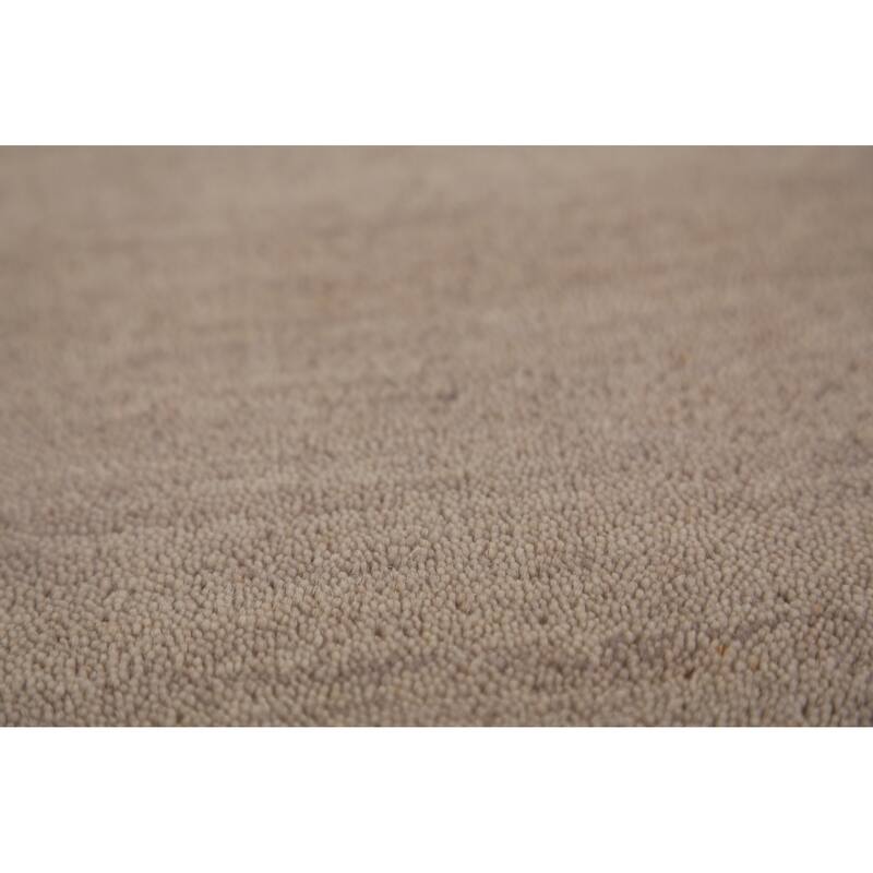 Tribal Gabbeh Oriental Rug Hand-Knotted Beige Modern Wool Carpet - 5'7" x 7'11"