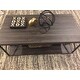 Lincoln Metal Contemporary Distressed Wood Coffee Table or Side Table by iNSPIRE Q Classic