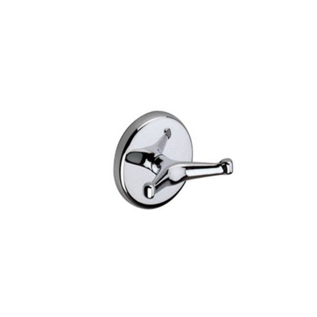 WS Bath Collections Hotellerie Double Robe Hook - Polished Chrome