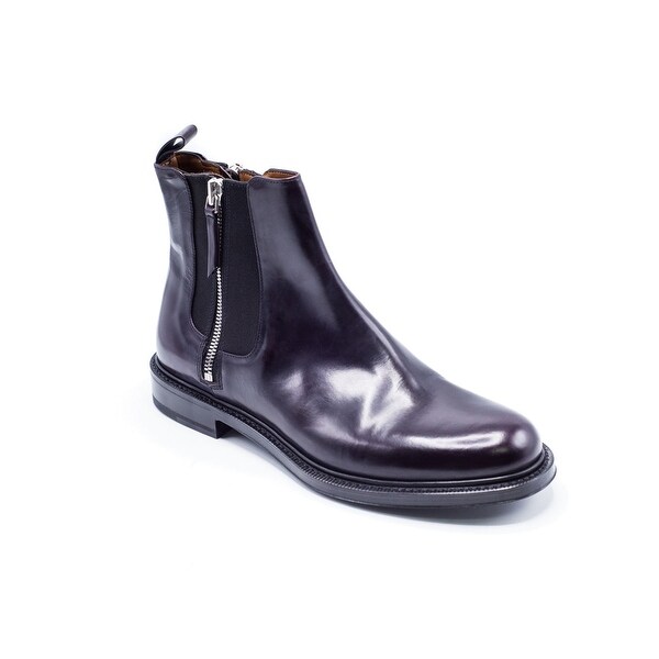 purple patent leather boots