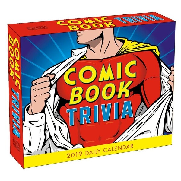 Shop 2019 Comic Book Trivia Desk Calendar Cartoons Ships To