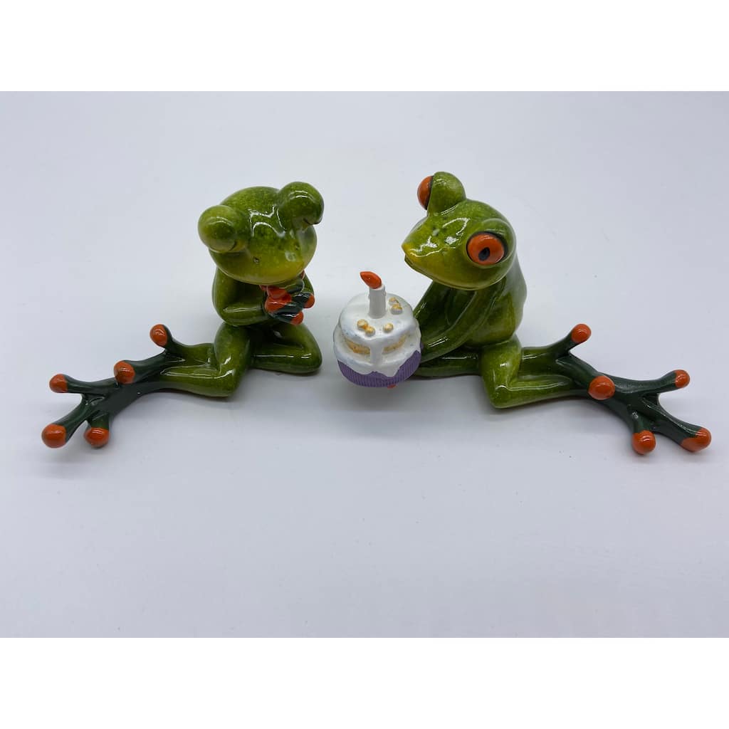 Frog Birthday Wishes Pair