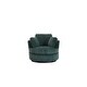 preview thumbnail 33 of 61, Oversized 360 Degreed Swivel Accent Chair Modern Soft Plush Corduroy Round Barrel Chair for Living Room Bedroom with Pillows