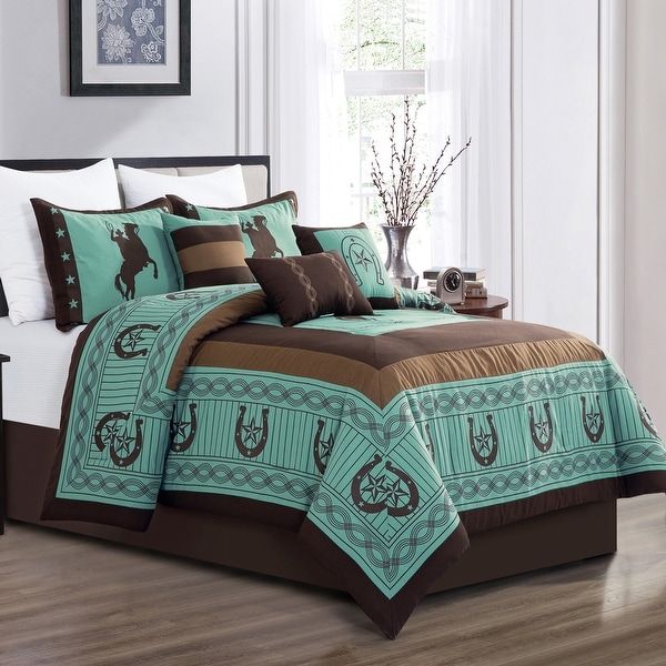 HORSE RIDER Luxury 7 Piece Comforter. Opens flyout.