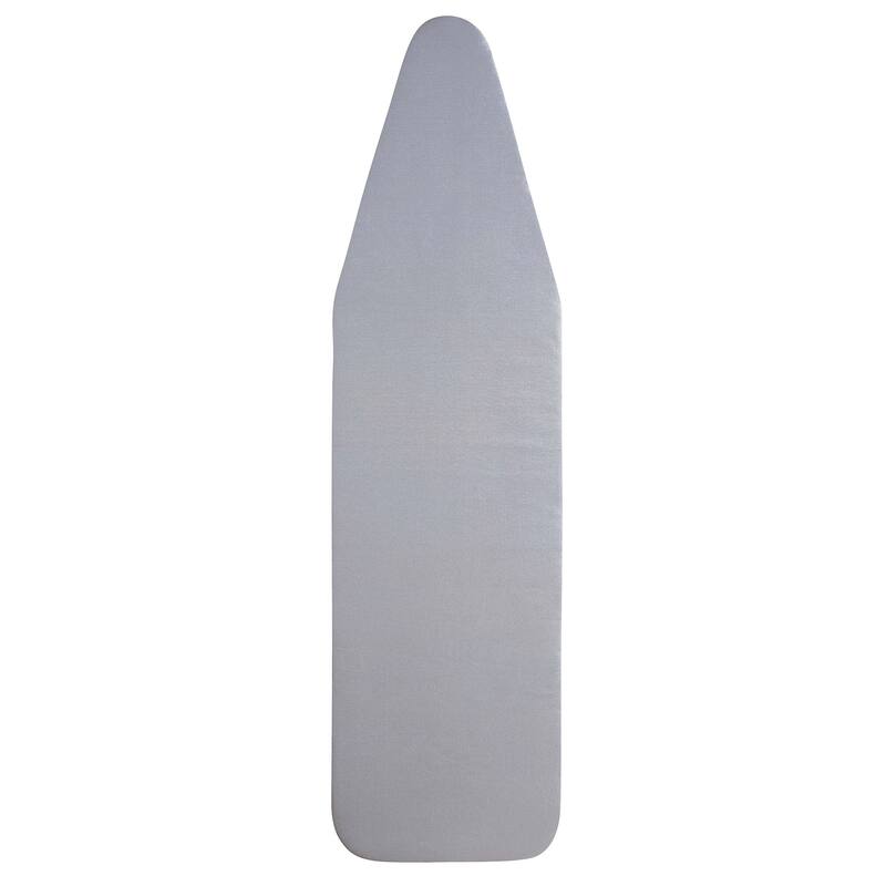 Household Essentials Ironing Board with Silicone Coating Cover and Pad - Silver